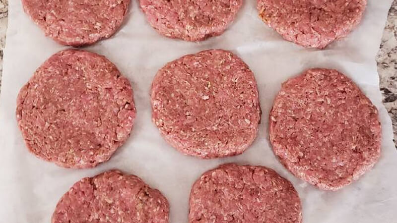 Nguyên liệu làm nhân hamburger bò Mỹ sốt BBQ G Kitchen