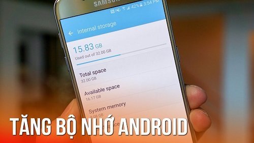 Cách tăng bộ nhớ trong (ROM) cho điện thoại Android-1