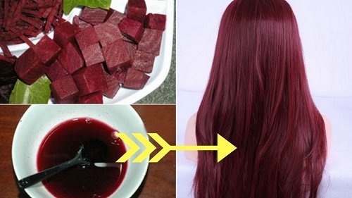 Cách nhuộm tóc bằng củ dền đỏ lên màu đẹp hơn thuốc nhuộm-1
