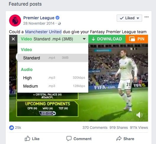 Cách tải video từ Facebook về máy tính nhanh nhất-2